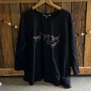 NWOT Women’s Ulla Popken Shirt Size 28/30 Cats